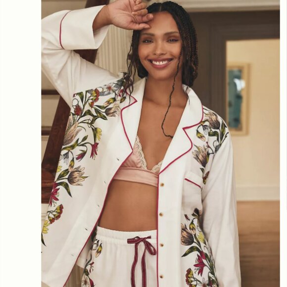 Anthropologie Other - Brand New By Anthropologie Flannel Buttondown Pyjama Top